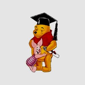 Winnie The Pooh Graduation, Pooh Graduation, Senior Jackets, Graduation Quotes, Senior Quotes, Kindergarten Graduation, Quotes By Authors, Watercolor Ideas, Drawings Simple