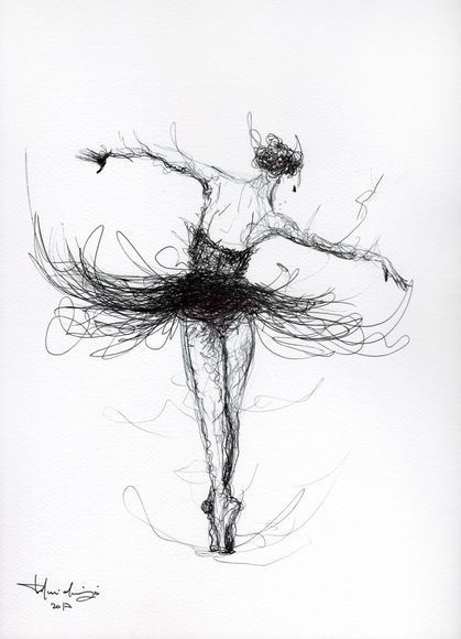 heron -  scribbles series #dance  #ballerina #draw #inkdancer Dancer Drawing, Ballet Drawings, Ballerina Drawing, Flexibility Dance, Dancing Drawings, Ballerina Art, Scribble Art, Ballet Art, White Drawing