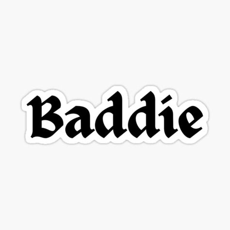 Clear sticker, baddie sticker, transparent sticker, clear sticker, black abd white sticker, redbubble, tee-spring Baddie Stickers, Iphone Stickers, Clothes Art, Sticker Transparent, Black And White Prints, Laptop Stickers, Sticker Design, Line Art, Birthday Parties