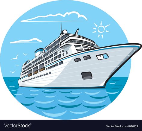 Kapal Feri, Luxury Ship, Cruise Luxury, Water Vector, Boat Cartoon, Ship Vector, Luxury Cruise Ship, Water Drawing, Mexico Art