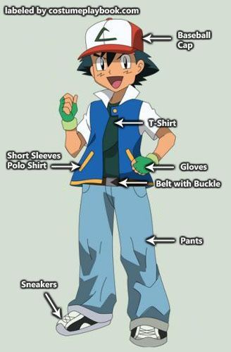 Pokémon Ash Costume, Ask Ketchum Costume, Ash Cosplay Pokemon, Pokemon Costume Ideas, Pokémon Halloween Costume, Ash Ketchum Halloween Costume, Halloween Costume Pokemon, Ash Pokemon Costume, Snorlax Costume