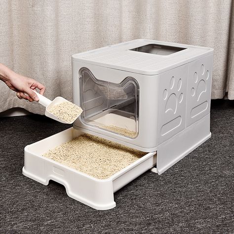 Cat Litter Box Ideas, Cat Liter, Litter Tracking, Liter Box, Potty Toilet, Cat Litter Tray, Cats Photos, Castle Scotland, Entry Design