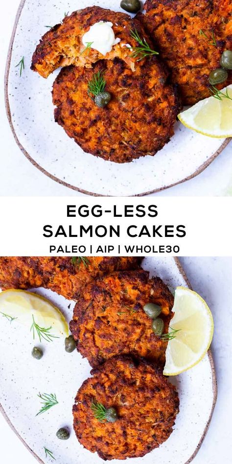 Aip Mayo Recipe, Aip Seafood Recipes, Whals Protocol, Aip Salmon, Aip Lunch, Paleo Low Fodmap, Easy Salmon Cakes, Autoimmune Diet Recipes, Aip Recipe