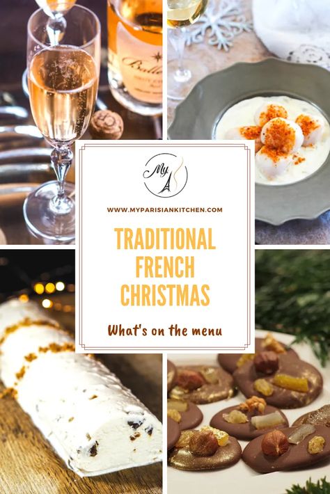 French Christmas Food, French Christmas Traditions, French Recipes Authentic, French Cuisine Recipes, French Cooking Recipes, Menu Sans Gluten, Parisian Kitchen, Christmas Dinner Menu, Christmas Eve Dinner