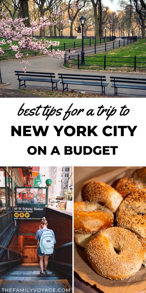 Nyc Budget Travel, New York Trip Planning Budget, New York On A Budget, What To Do In New York, One Day In Nyc, Nyc Budget, Nyc Trip Planning, New York Day Trip, Nyc On A Budget