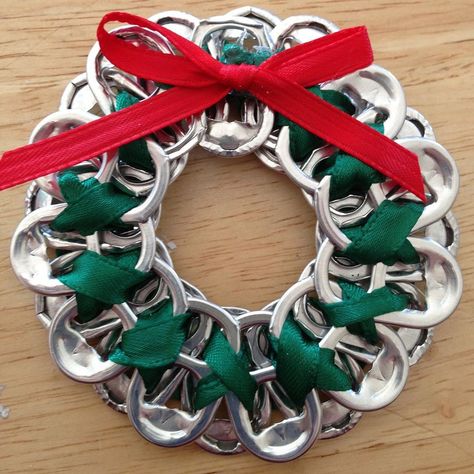 'Tis the season for crafting! If you like to show your love of DIY during the holidays, then creating your own ornaments is the perfect activity for you. From Soda Tabs Diy Ideas, Can Tab Crafts Diy, Pop Can Tab Crafts, Can Tabs Crafts, Pull Tab Crafts, Pop Top Crafts, Pop Can Crafts, Soda Tab Crafts, Tab Crafts