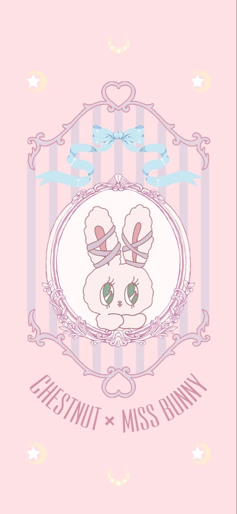 Korean Bunny Wallpaper, Esther Bunny Wallpaper, Pink Rabbit Wallpaper, Easter Bunny Wallpaper, Esther Bunny, Kids Room Deco, Miss Bunny, Cow Wallpaper, Rabbit Wallpaper