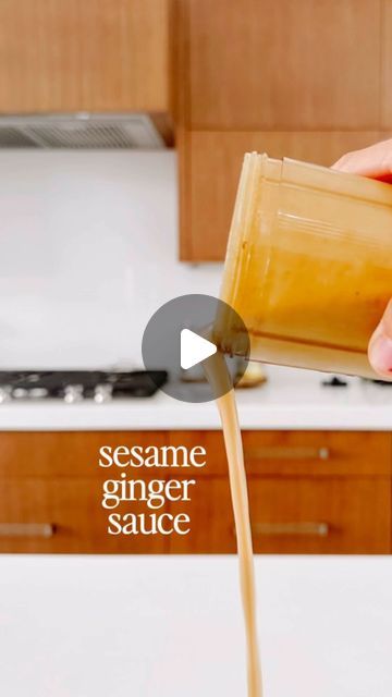 Arianne. olympian + holistic nutritionist on Instagram: "Lets get Saucy | Episode 2 | Ginger Sesame Sauce

Newly named. One spoon sauce.

Simple Sauces you can keep in your fridge all week that will make anything you make for dinner taste better! This will seriously level up your dinners. 

**Amazing on grain bowls, buddah bowls, rainbow rolls or for making any simple weeknight dinner a 10/10.**

But also, make this with Rainbow Rolls! 

Ginger Sesame Sauce

2 tablespoons toasted sesame oil

2 tablespoons rice vinegar

2 tablespoons tamari or soy sauce

2 tablespoons olive oil

1 ½ tablespoons pure maple syrup

2 cloves garlic

1 tablespoon fresh ginger, peeled (about 1 1/2 inch chunk)

**Optional, If you want a creamy dressing: add 1 tablespoon tahini or cashew butter**

Add all to a blen Simple Sauces, Newly Named, Food Substitutions Healthy, Low Fat Vegan Recipes, Rainbow Roll, Toasted Sesame Oil, Spice Blends Recipes, Grain Bowls, Clean And Delicious