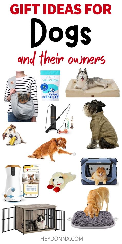 Find great gifts for a dog or their owner. If you're shopping for gifts for a dog lover or maybe looking for something fun for your own dog. This dog gift guide should help. Dog Gift Guide, Gifts For Dog Owners, Dog Gift, Pet Owners, Dog Owners, Dog Gifts, Dog Lover, A Dog, Gift Guide