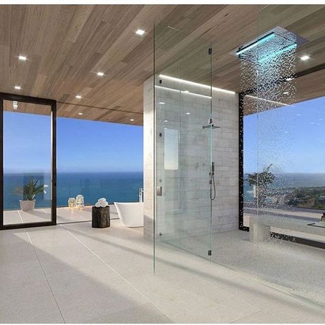 Luxury Bathrooms are the best... Malibu Homes, Pool Diy, Modern Floor Plans, Decor Ikea, Design Blogs, Design Websites, Decor Ideas Diy, Home Decor Online, Room Decor Ideas