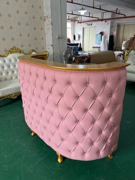 WhatsApp: +86 18102707149 Email: sales@kakalaz.com Animal Print Sofa, Pink Reception Desk, Pink Reception, Desk Reception, Printed Sofa, Buy Sofa, Leather Sofa Set, Sofa Sets, Salon Equipment