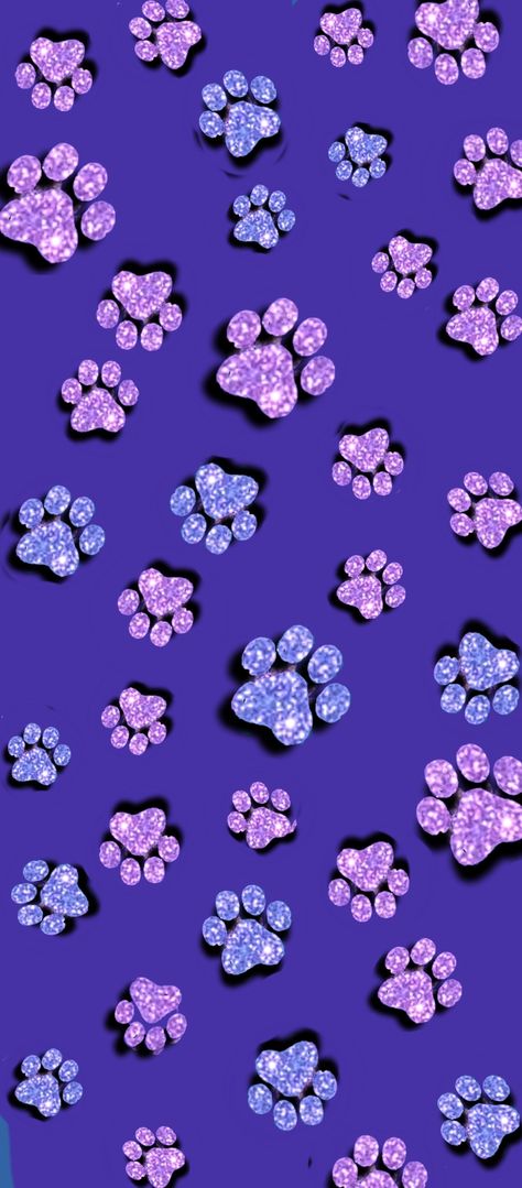 #Background#wallpaper#android#paw prints#glitter#purple#pink#puppy Cat Paw Wallpaper Iphone Wallpapers, Puppy Paws Wallpaper, Paw Print Wallpaper Iphone, Paw Print Background, Paw Wallpaper, Purple Wallpapers, Glitter Images, Quote Wallpaper, Pink Puppy