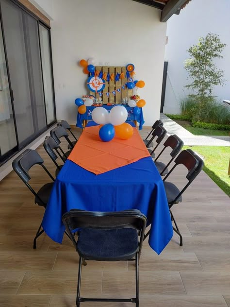 Dragon Ball Z Theme Party, Dragon Ball Z Decorations Birthday Parties, Dragon Ball Z Dessert Table, Vegeta Birthday Party Ideas, Dragonball Z Party Ideas, Dragon Ball Super Birthday Party, Dragon Ball Z Party Ideas Diy, Diy Dragon Ball Z Party Decorations, Dragon Ball Theme Party