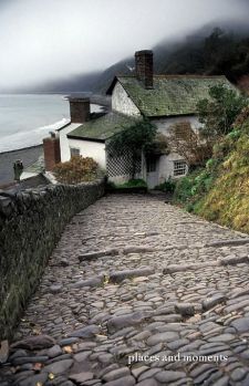 historic fishing village in North Devon,England Cobblestone Road, Cottage By The Sea, English Village, Devon England, Body Of Water, England And Scotland, Fishing Villages, England Uk, English Countryside