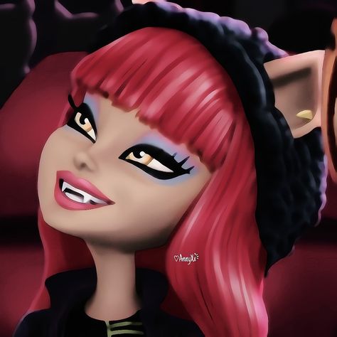 Howleen Wolf Icon, Wolf Icon, Howleen Wolf, Monster High, Hair