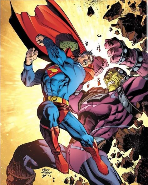 Mongul Dc, Andy Kubert, Superman Gifts, Superman Artwork, Superman Wallpaper, Kal El, Dc Comics Heroes, Superman Art, Superman Comic