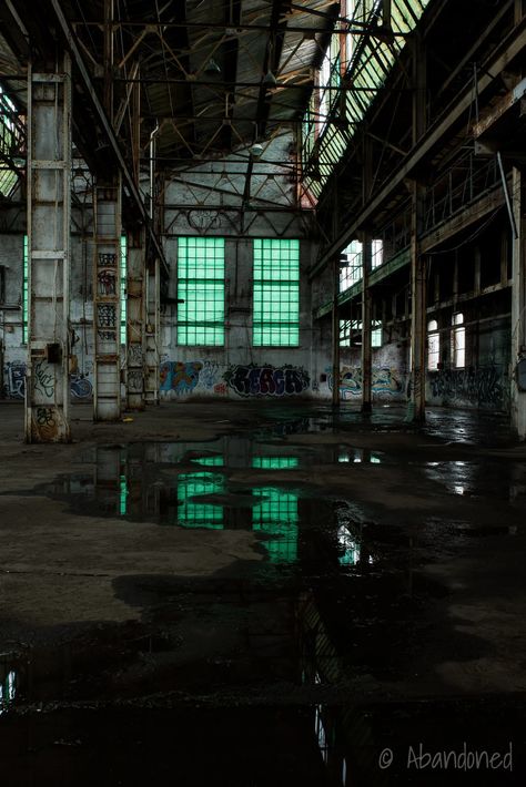 Abandoned Industries - Abandoned Abandoned Warehouse Aesthetic, Abandoned Buildings Aesthetic, Abandoned Supermarket, Abandoned Places Aesthetic, Warehouse Aesthetic, Factory Aesthetic, Abandon Building, Abandoned Park, Abandoned Aesthetic