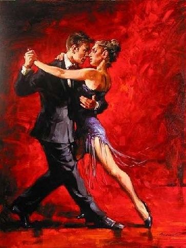 Art Tango, Tango Art, Dance Artwork, Dancing Art, Dancer Painting, Tango Dancers, Dance Forever, Dancers Art, Dance Paintings