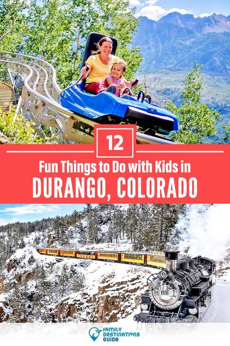 12 Fun Things to Do in Durango with Kids — Family Friendly Activities! Durango Colorado Summer, Usa Vacation Destinations, Winter Family Activities, Southwest Travel, Usa Summer, Road Trip To Colorado, Family Summer Vacation, Colorado Summer, Durango Colorado