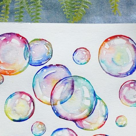 Nianiani on Instagram: "Colourful Bubbles
.
Tutorial now up on my yt channel: nianiani
Downloadable outline is available for purchase in my ko-fi shop, you can find the link in the description box of my yt video
Enjoy!
.
.
.
.
.
#watercolor #watercolour #watercolorpainting #watercolorart #watercolortribe #worldofartists #instaart #watercolor_daily #watercolortutorial #worldwatercolorgroup #worldofart #watercolor_art #watercolor_art #watercolor_gallery #watercolordoodle #doodleart #cottagecore #watercolorcottagecore #bubbles #watercolorbubbles" Water Colour Bubbles, Bubble Drawing Tutorials, Watercolor Bubbles Painting, Watercolour Bubbles, Bubbles Tutorial, Bubble Drawing, P Letter, Bubble Painting, Watercolor Beginner