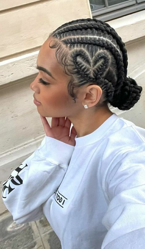 Feed In Braids Hairstyles, Box Braids Hairstyles For Black Women, Braided Cornrow Hairstyles, Braids Hairstyles Pictures, Quick Braided Hairstyles, Protective Hairstyles Braids, Hairdos For Curly Hair, Pretty Braided Hairstyles, Natural Hair Braids