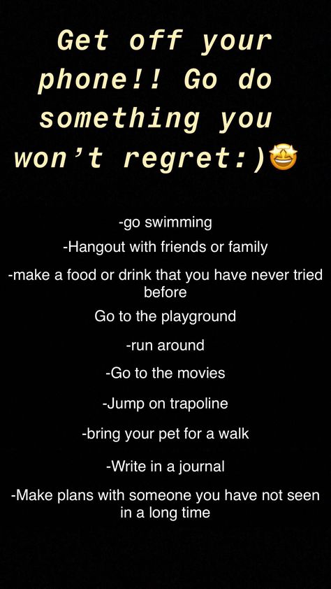 Things You Can Do Instead Of Being On Your Phone, Things To Do When Not On Phone, Stuff To Do Not On Your Phone, What To Do Off Your Phone, Ways To Stay Off Your Phone, Stuff To Do Without Your Phone, Things To Do Without A Phone, How To Not Be Addicted To Your Phone, Things To Do To Not Be On Your Phone