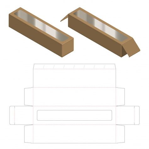 Rectangle Box Template, Box Packaging Templates, Diy Gift Box Template, Packaging Die Cut, Paper Box Diy, Idee Babyshower, Packaging Template Design, Paper Box Template, Cardboard Box Crafts