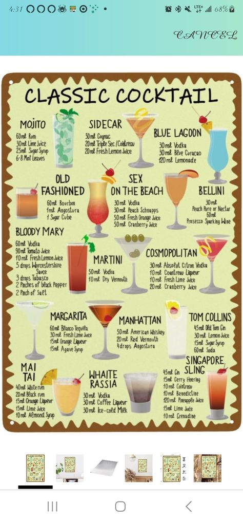 Must Know Bartender Drinks, Signature Drinks For Party, Bartender Tips, Bartending Tips, Absolut Citron, Vodka Sauce, Peach Schnapps, Sugar Cubes, Blue Curacao