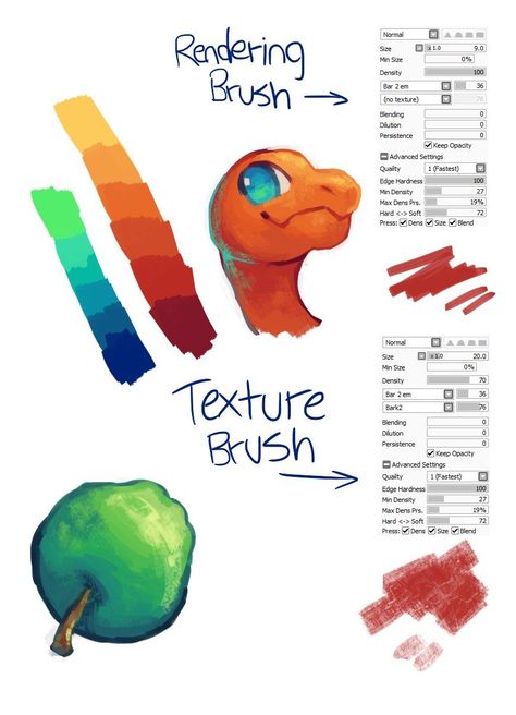 Paint Tool Sai Tutorial, Sai Brushes, Brush Paint, Painting Brush, Paint Tool Sai, Coloring Tutorial, Digital Painting Tutorials, Art Brushes, Digital Art Tutorial