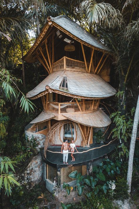 Bali Getaway, Affordable Honeymoon, Cool Tree Houses, Tree House Designs, Honeymoon Packages, Unique Houses, Cabin In The Woods, Forest House, Cabin Life