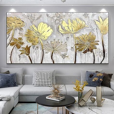 Abstract Lotus Flower, Abstract Lotus, Landscape Wall Art Living Rooms, Floral Art Paintings, Painting For Home Decor, Flower Oil Painting, Painting Canvas Wall, Oil Painting Canvas, Painting For Home