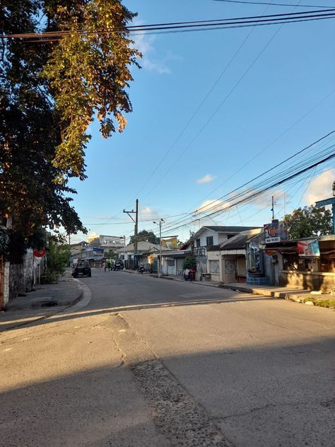 Philippines Street In The Philippines, Street Philippines, Philippine Street, Philippines Street, Filipino Aesthetic, Philippines Aesthetic, Empty Road, Nostalgic Aesthetic, Attack On Titan Art