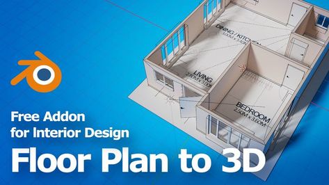 Blender make 3D Floor Plan easy, to share this workflow, check here, https://cgian.com/2022/11/blender-floor-plan-3d-modeling Blender 3d Architecture, Blender Architecture, Blender Hacks, Blender Design, Blender Addons, Blender Modeling, Flat Plan, 3d Building Design, Rendered Floor Plan