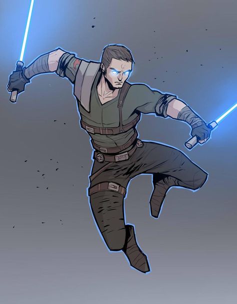 Jedi Oc, Galen Marek, Grey Jedi, Jedi Art, Star Wars Light, Star Wars Design, Star Wars Fashion, Star Wars Characters Pictures, Star Wars Outfits