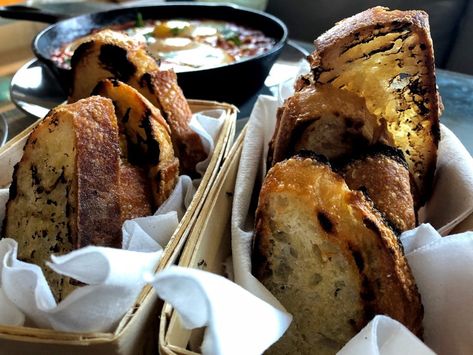 Grilled Sourdough Bread, Italian Bread Dipping Oil Recipes, Sourdough Bread Grilled Cheese, Basil Bread Dipping Oil, Grilled Bread Recipes, Italian Bread Dipping Oil, Rustic Italian Crusty Bread Recipe, Stove Top Grill, Grilled Recipes