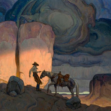 Eric Bowman, Cowboy Art, Magical Art, Southwest Art, Fantasy Paintings, Plein Air Paintings, Art And Illustration, Traditional Paintings, The Shadow