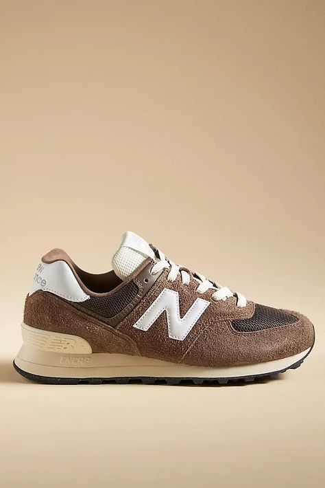 Top Rated Shoes for Women | Anthropologie Brown Sneakers Women, New Balance 574 Sneakers, Birkenstock Sandals Arizona, Shoes Unique, Oversized Tote Bag, Athletic Gear, New Balance 574, New Balance Sneakers, Brown Sneakers