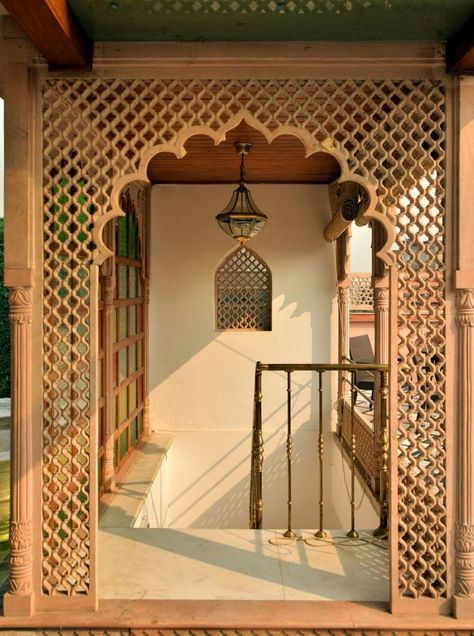 Temple Design For Home, Indian Home Interior, Casa Country, Pooja Room Door Design, Moroccan Interiors, Pooja Room Design, Room Door Design, Indian Homes, Indian Architecture