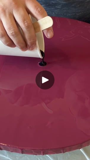 Fluid Art Acrylic Paintings, Burgundy Background, Flow Painting, Beach Cards, Paint Pouring, Fluid Acrylic Painting, Gold Leaf Painting, Fluid Painting, Fluid Acrylics