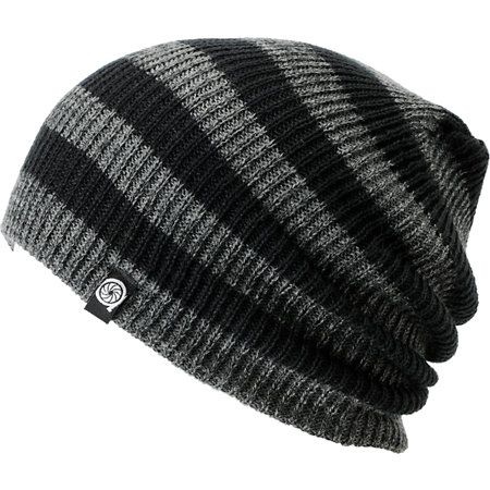 Aperture Estebon Grey & Black Stripe Beanie. So chill. I don't normally wear beanies, but this I could go for. Slouch Beanie Hats, Slouchy Beanie Hats, Cute Beanies, Slouchy Beanie Hat, Striped Beanies, Pete Wentz, Slouch Beanie, Black Beanie, Grey Beanie