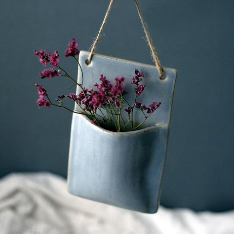 Jo Wimbush Studios on Instagram: “Stoneware pocket.. just hanging around SOLD Happy Friday! #fridayvibes #ceramicpocket #wallhanging #uketsyseller #stoneware…” Air Dry Clay Wall Pocket, Ceramic Wall Plaques, Ceramic Wall Pocket, Free Paper Printables, Thanks For Following Me, Vase Ideas, Ceramic Projects, Pottery Inspo, Clay Works