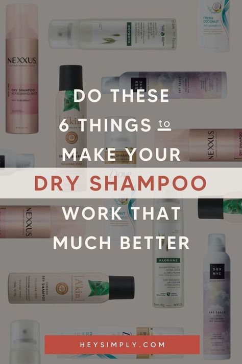 The trick to using dry shampoo may not be as easy as it looks. Here are the top 6 most common mistakes that people make when using dry shampoo. Dove Dry Shampoo, Using Dry Shampoo, Things To Make, Beauty Lifestyle, Dry Shampoo, Work For You, Work On Yourself, Lifestyle Blog, The Top