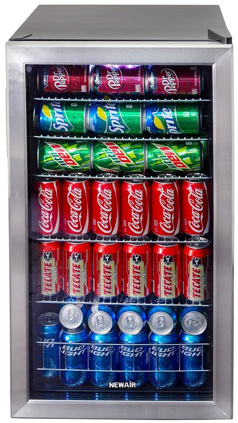 AmazonSmile: NewAir AB-1200 126-Can Beverage Cooler, Cools to 34 Degrees: Appliances Refrigerator Cooler, Beverage Fridge, Beer Fridge, Outdoor Kitchen Appliances, Home Coffee Stations, Beverage Refrigerator, Wine Gift Baskets, Beverage Center, Compact Refrigerator