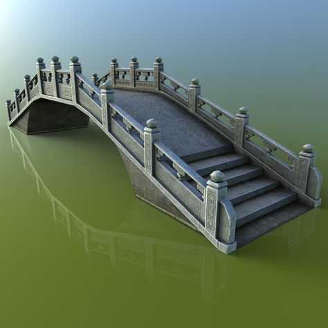 Sangjit Decoration, Chinese Bridge, Game Concept Art, Game Concept, Paper Crafts Diy, Crafts Diy, Concept Art, Temple, Bridge