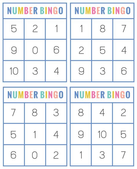 Printable Numbers For Bingo Cards Preschool Bingo, Abc Bingo, Bingo Printable Free, Number Bingo, Custom Bingo Cards, Bingo Card Generator, Alphabet Bingo, Math Bingo, Free Printable Bingo Cards