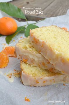 Orange Pound Cake, Orange Dessert, Cake Orange, Mandarin Oranges, Pound Cake Recipes, Orange Recipes, Cake Servings, Mandarin Orange, Cake Cake