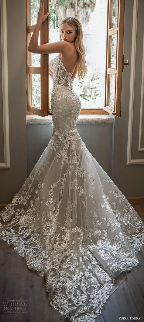 pnina tornai 2022 love bridal strapless sweetheart neckline fully embellished lace fit flare mermaid wedding dress chapel train (15) bv -- Love by Pnina Tornai 2022 Wedding Dresses | Wedding Inspirasi #wedding #weddings #bridal #weddingdress #weddingdresses #bride #fashion #collection:Love #label:PninaTornai #week:362021 #year:2022 ~ Pnina Tornai Wedding Dresses, Exotic Wedding Dress, Corset Mermaid Wedding Dress, 2022 Wedding Dresses, Pnina Tornai Wedding Dress, Strapless Wedding Dress Mermaid, Glitter Wedding Dress, Bling Wedding Dress, Couture Bridal Gowns