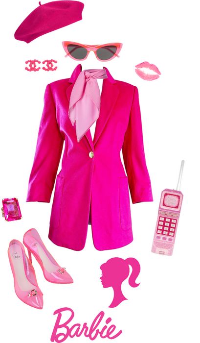 barbie girl Outfit | ShopLook Office Barbie Costume, Women Barbie Outfits, Business Barbie Outfit, Barbie Summer Outfits, Barbie Girl Outfit, Barbie Themed Outfits, Barbie Shoot, Business Barbie, Career Barbie