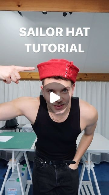 61K views · 9.5K likes | JA Academy on Instagram: "FIRST REEL FOR JA ACADEMY ❤️ Download the free sailor hat pattern, link in bio.  Follow @ja_academy_ for more fashion education, we have finally arrived ✨" How To Make A Sailor Hat, Sailor Hat Diy, Sailor Hat Pattern, Crafting Witch, Fashion Education, Sailor Hat, Diy Hat, Hat Pattern, Hat Fashion