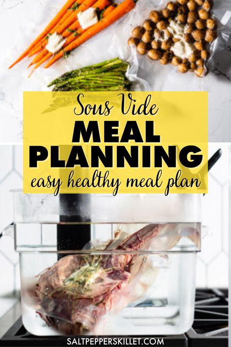 Easy Healthy Meal Plan, Easy Healthy Meal Plans, Meal Plan Ideas, Sous Vide Chicken, Easy Healthy Meal, Chicken Freezer Meals, Sous Vide Egg, Healthy Meal Plan, Meal Prep For Beginners